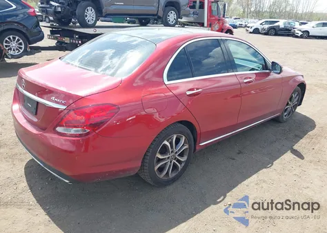 2017 Mercedes-Benz C 300 4Matic/Luxury 4Matic/Sport 4Matic from USA, damaged, VIN 55SWF4KB7HU231035